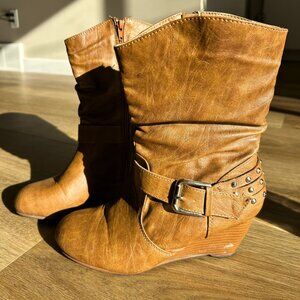 Vintage 2010s ankle booties